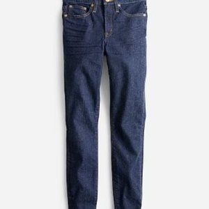 J Crew 9" mid-rise toothpick jean in Classic Rinse